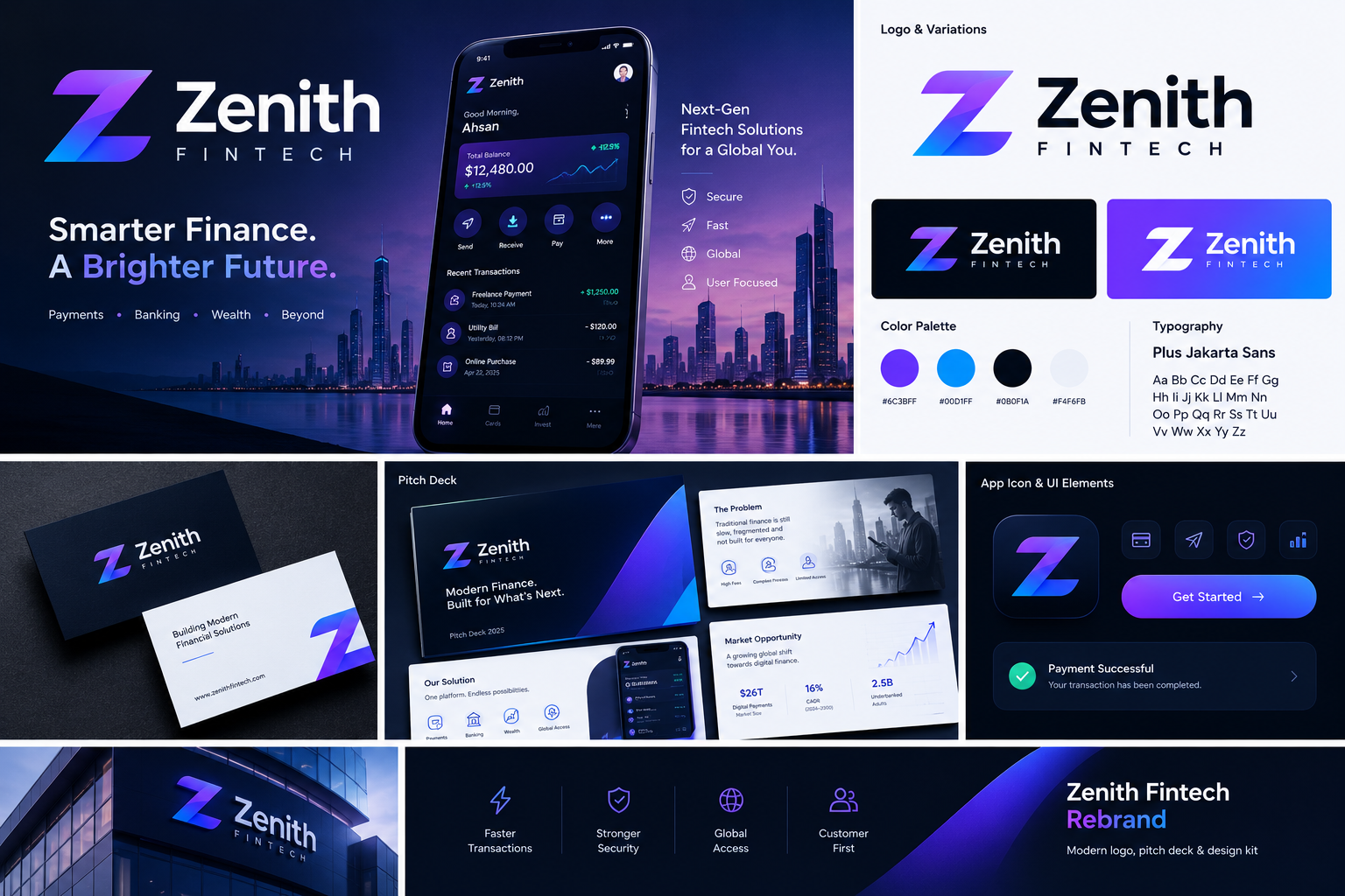 Zenith Fintech Rebrand